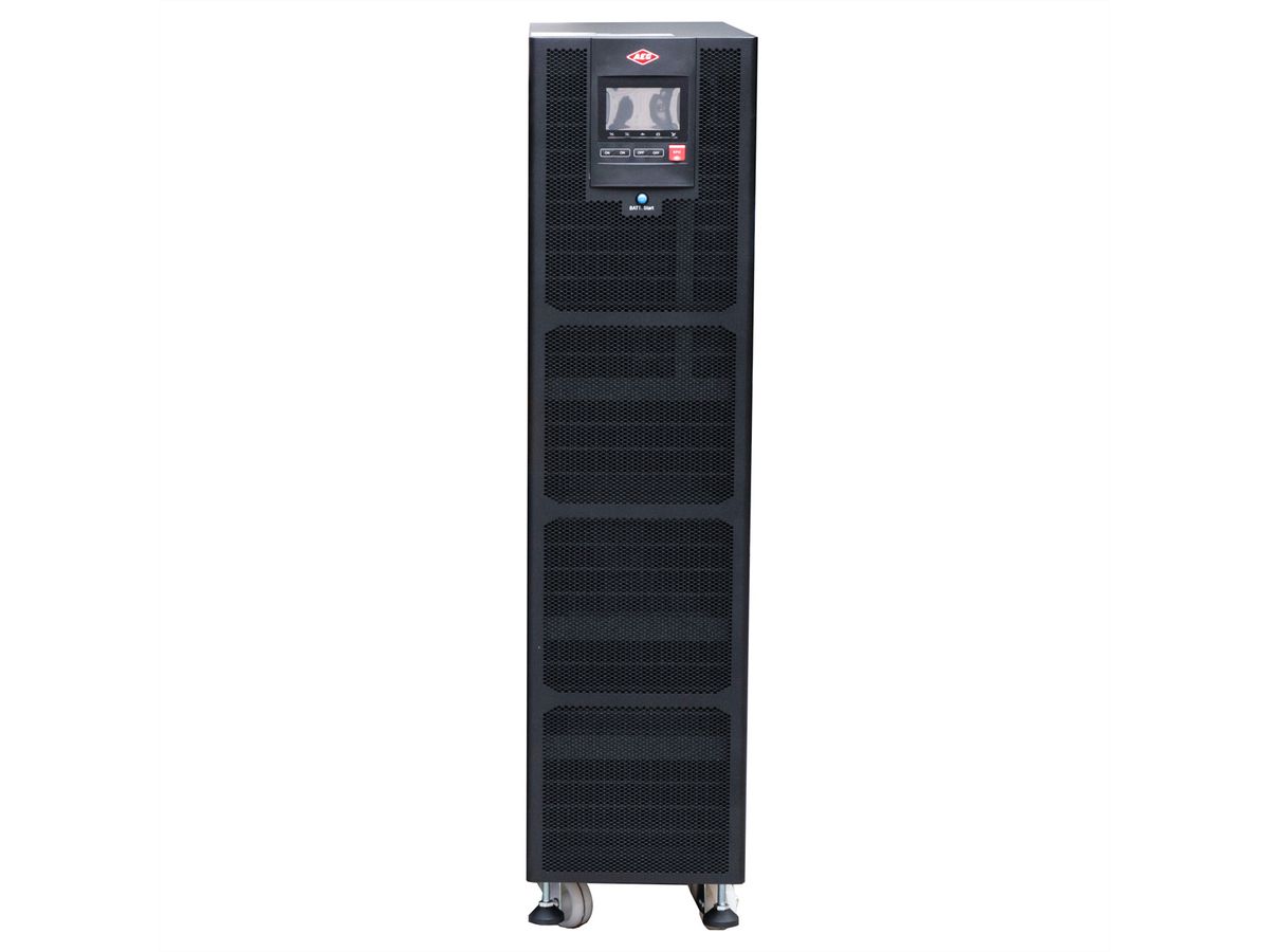 AEC IST7 40kVA - Online Tower USV –  200x 9Ah Batterien – 14 Min. Autonomie bei 100% Last, mit internen Batterien – 80x 9Ah LL & externer Batterieschrank BB5 mit 120x 9Ah LL