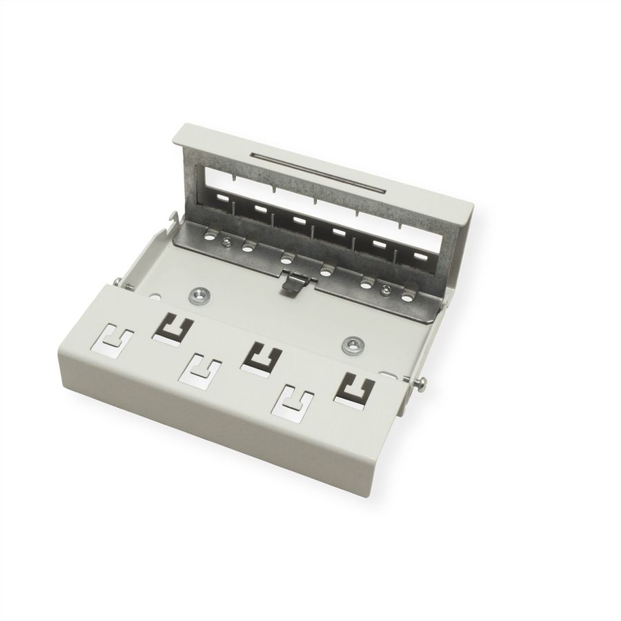 EasyLan panneau vide, pour 6x Keystone, RAL7035