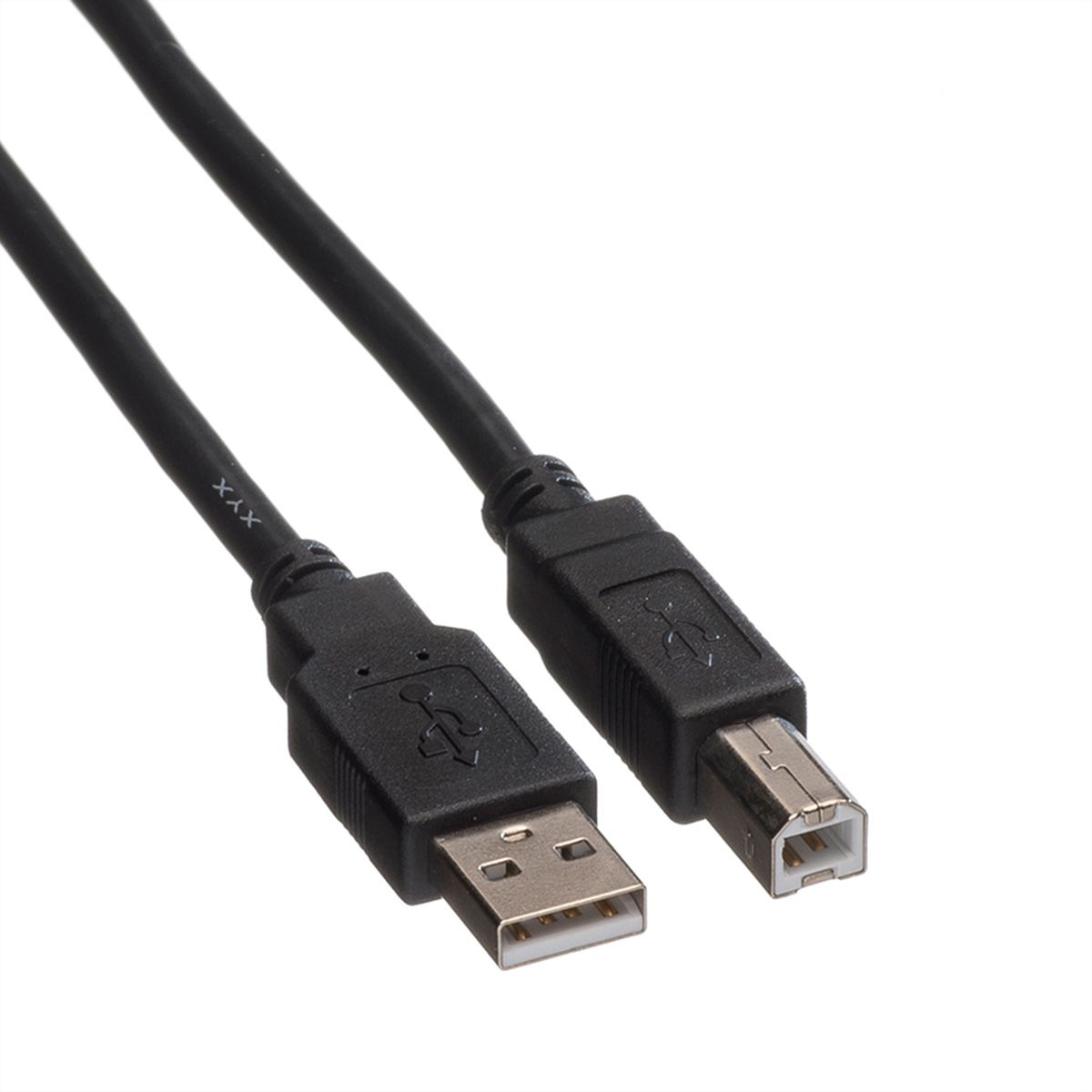 ROLINE Câble USB 2.0, Type A-B, noir, 1,8 m