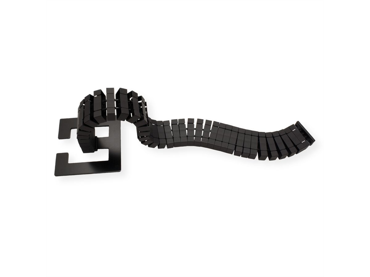 BACHMANN Kit de système de passage de câbles Kabelschlange® FLEX II noir