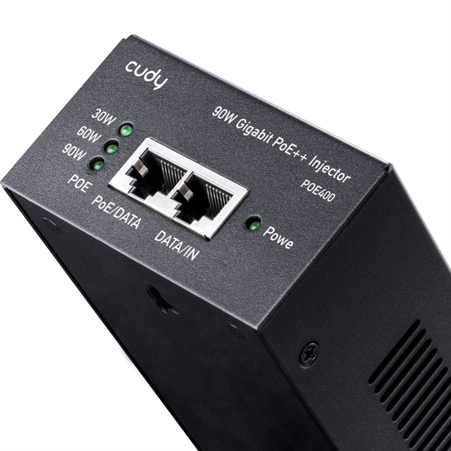 CUDY POE400 Injecteur 90W PoE+/PoE, Gigabit