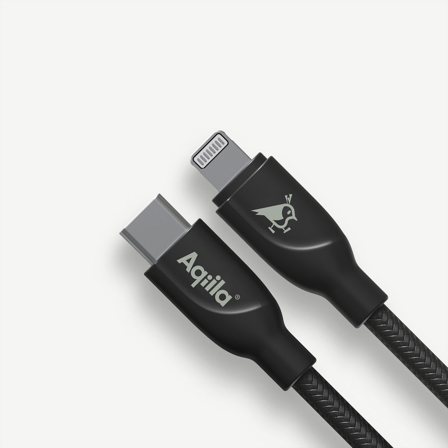 Aqiila Ladekabel Cablebird CB21, 30W Type C auf Appe Lightning 1 Meter