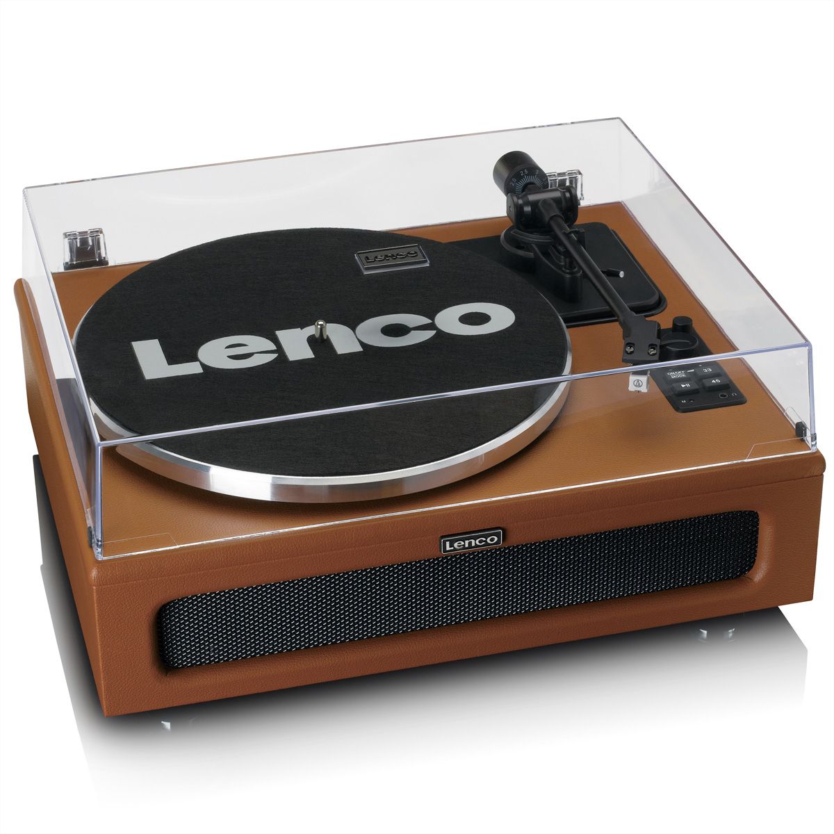 Platine vinyle Lenco LS-430, Marron
