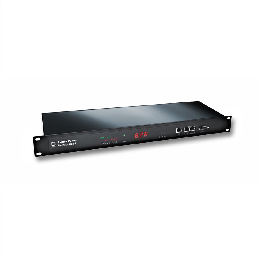 GUDE 8035-2 Expert Power Control  NET 8x C13, IEC-Lock,  mesure par port, 2 ports capteurs