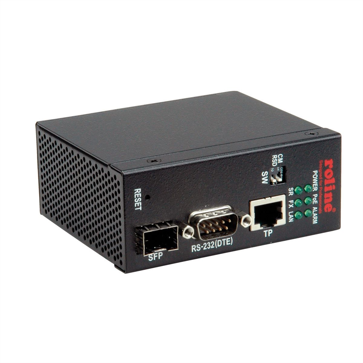 ROLINE Industrie Konverter Ethernet - Seriell RS232, Seriell Server