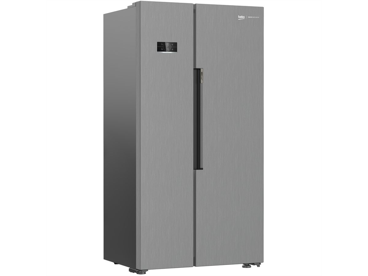 Beko Side by Side GN163140PTCHN, 558l, No Frost, silber, ohne Wasser/IceMaker