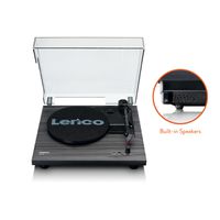 Lenco Platine vinyle LS-10BK, Noir
