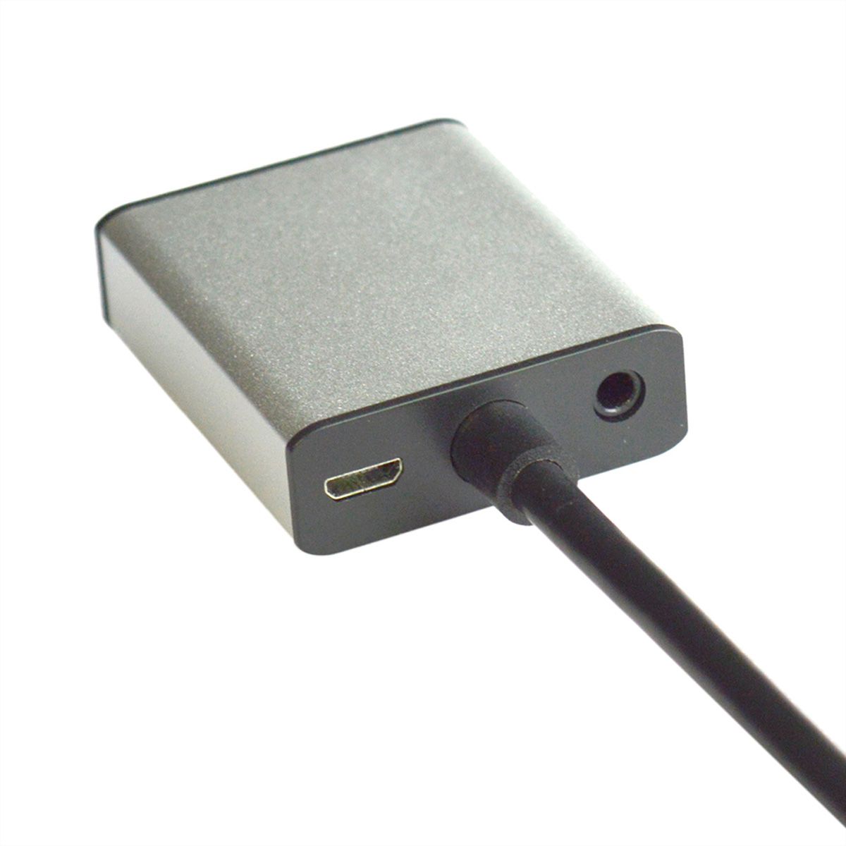 VALUE Adapterkabel HDMI zu VGA+3,5mm-Audio (Stereo)
