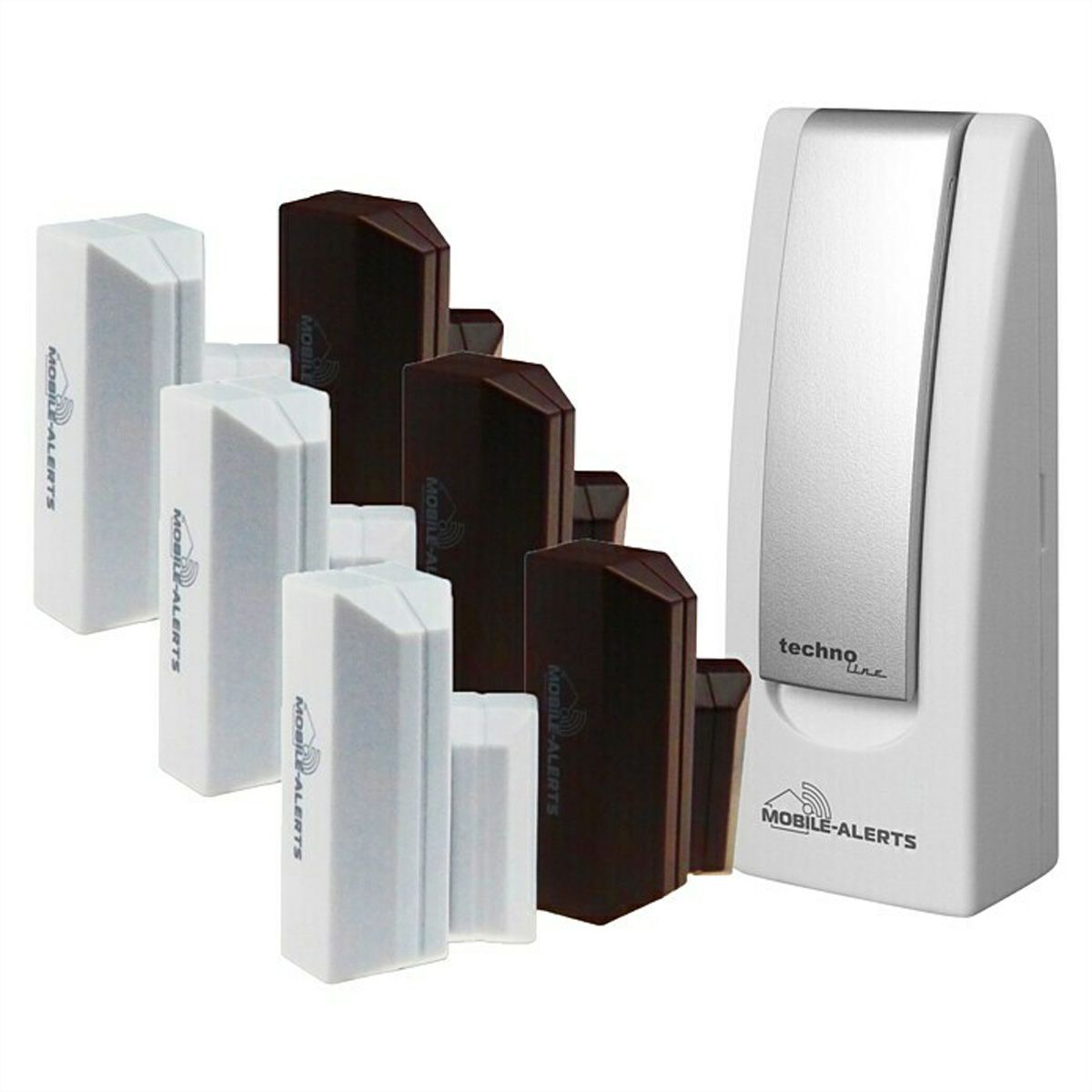Technoline Mobile Alerts MA 10080 Set Gateway Basisstat. + Fenster-&Türkontakt