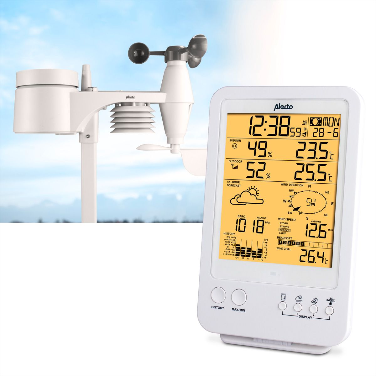 Alecto Station météo WS-4800