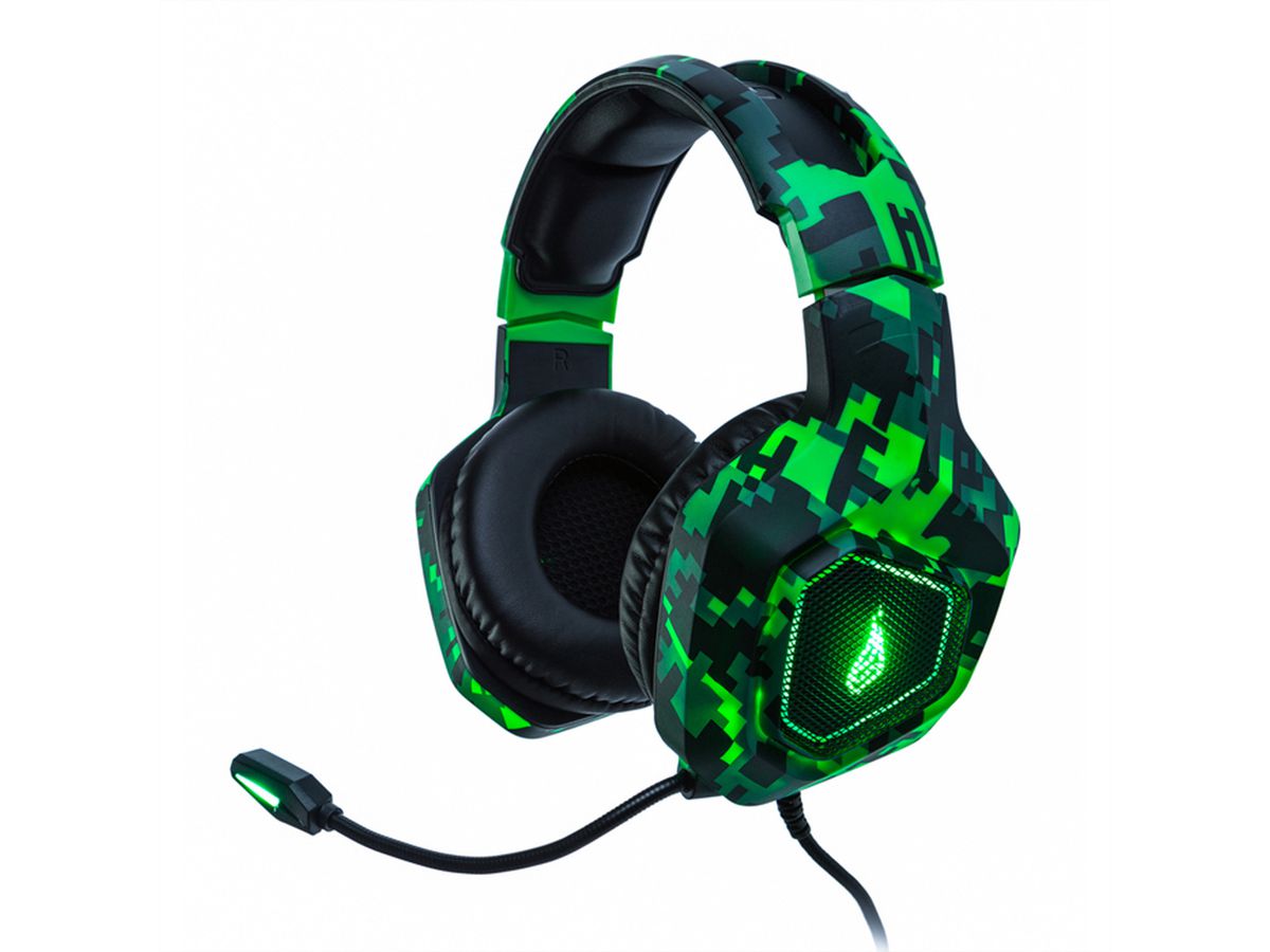 Surefire Gaming Headset Skirmisch, 2.0 Stereo, LED, PC & Console, USB, 3.5 Jack