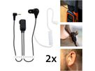 Alecto Écouteurs intra-auriculaires DUO FRH-10, Noir