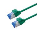 ROLINE Cordon Cat.6A (Classe EA) S/FTP (PiMF), LSOH, PoE , vert, 1 m
