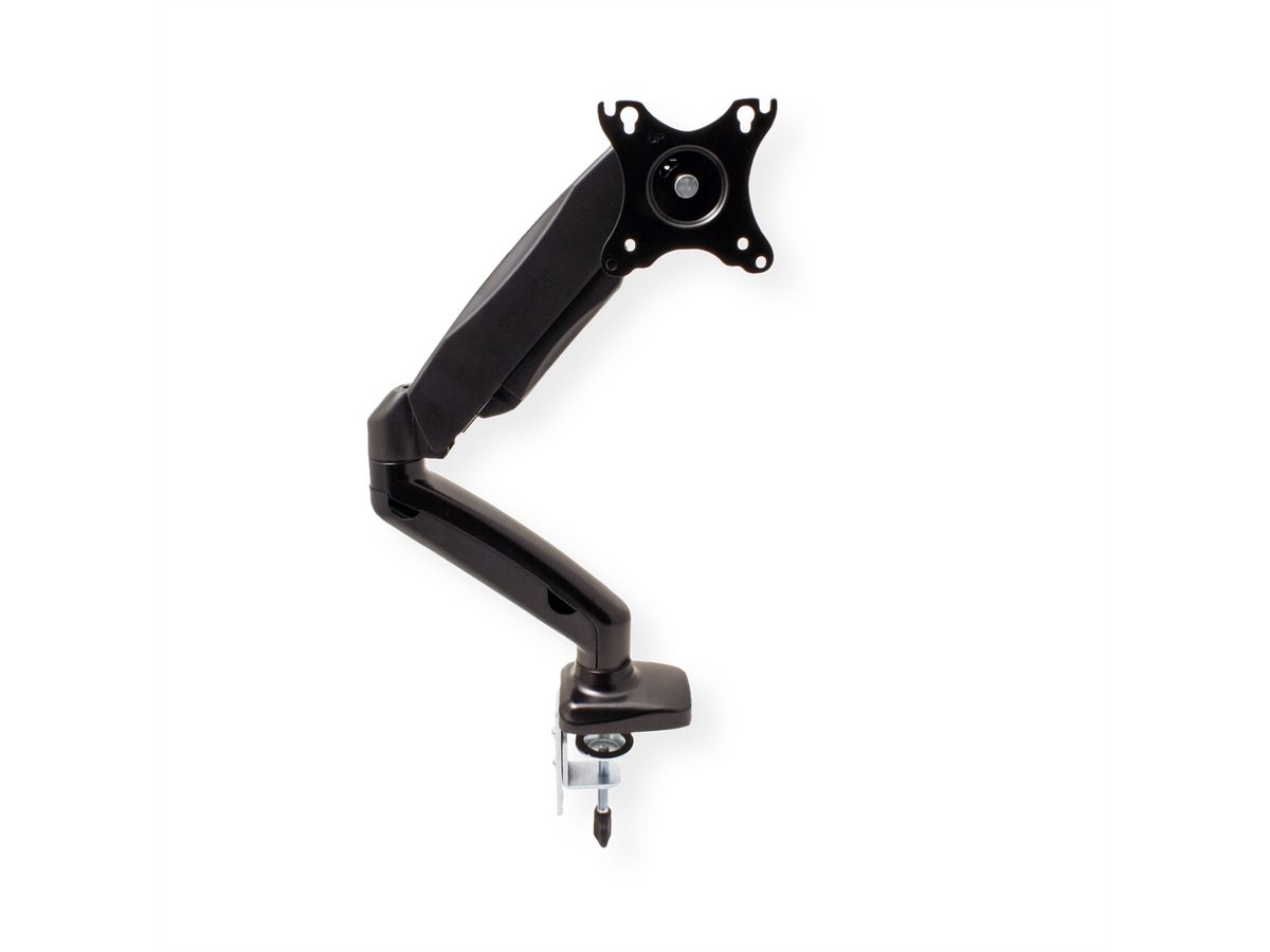 VALUE LCD-Arm, Tischmontage, Gasfeder, 5 Gelenke, 13-27 Zoll, bis 6,5 kg, schwarz