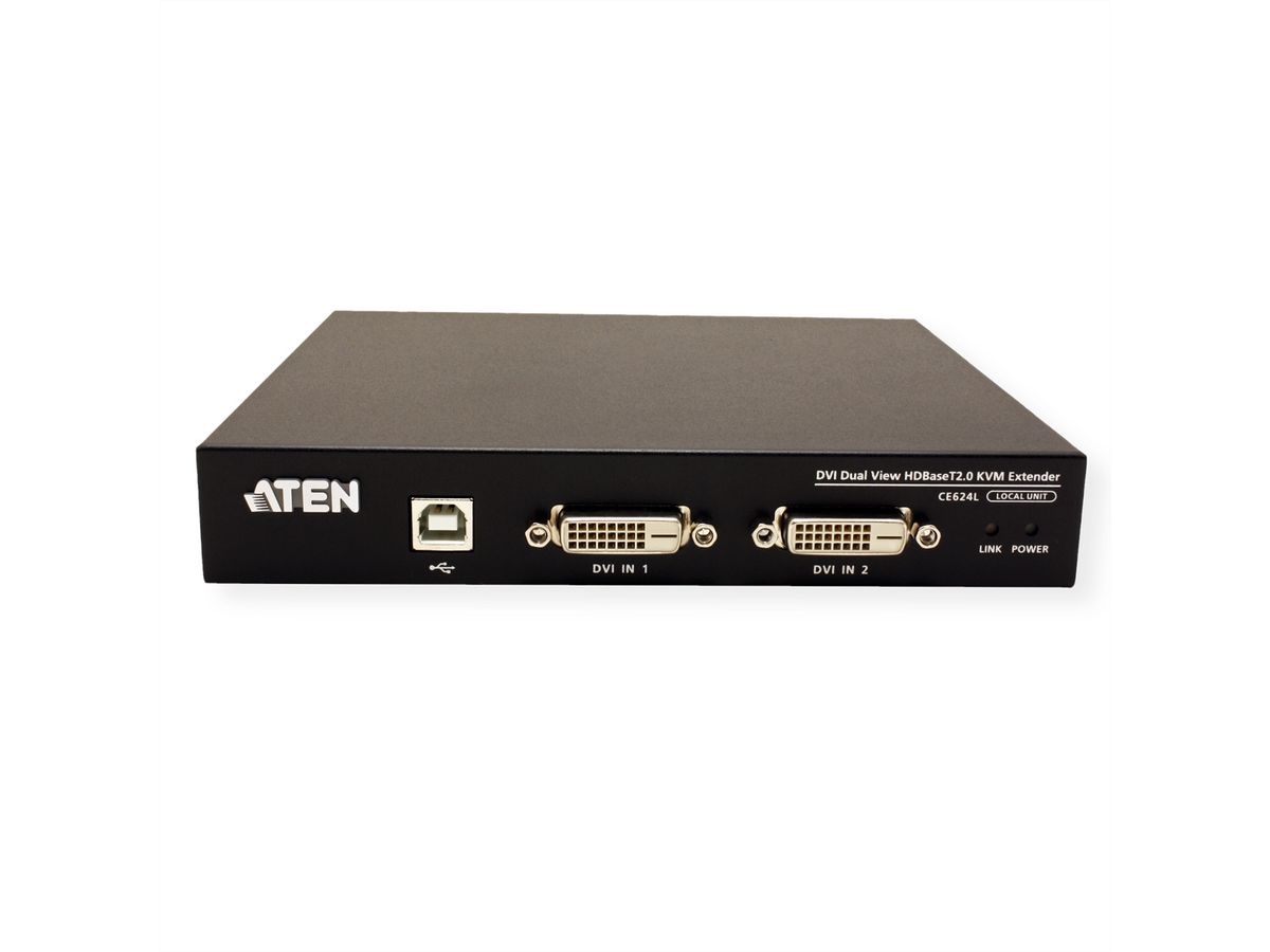 ATEN CE624 Système d'extension KVM USB DVI Dual View HDBaseT? 2.0