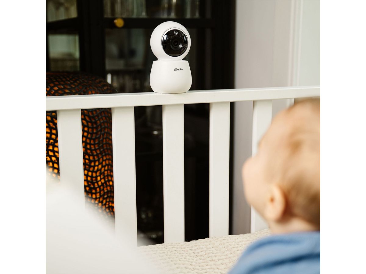 Alecto Babyphone DVM2050 12.7cm Display, schwenkbare Kamera, Nachtlicht