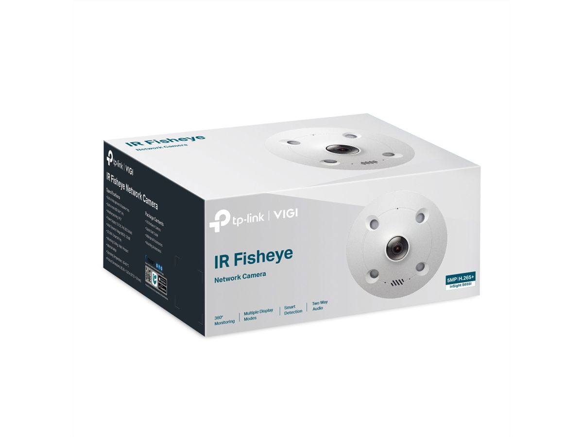 TP-Link InSight S655I Caméra Fisheye 5 MP, 360°, IR-LED 10m