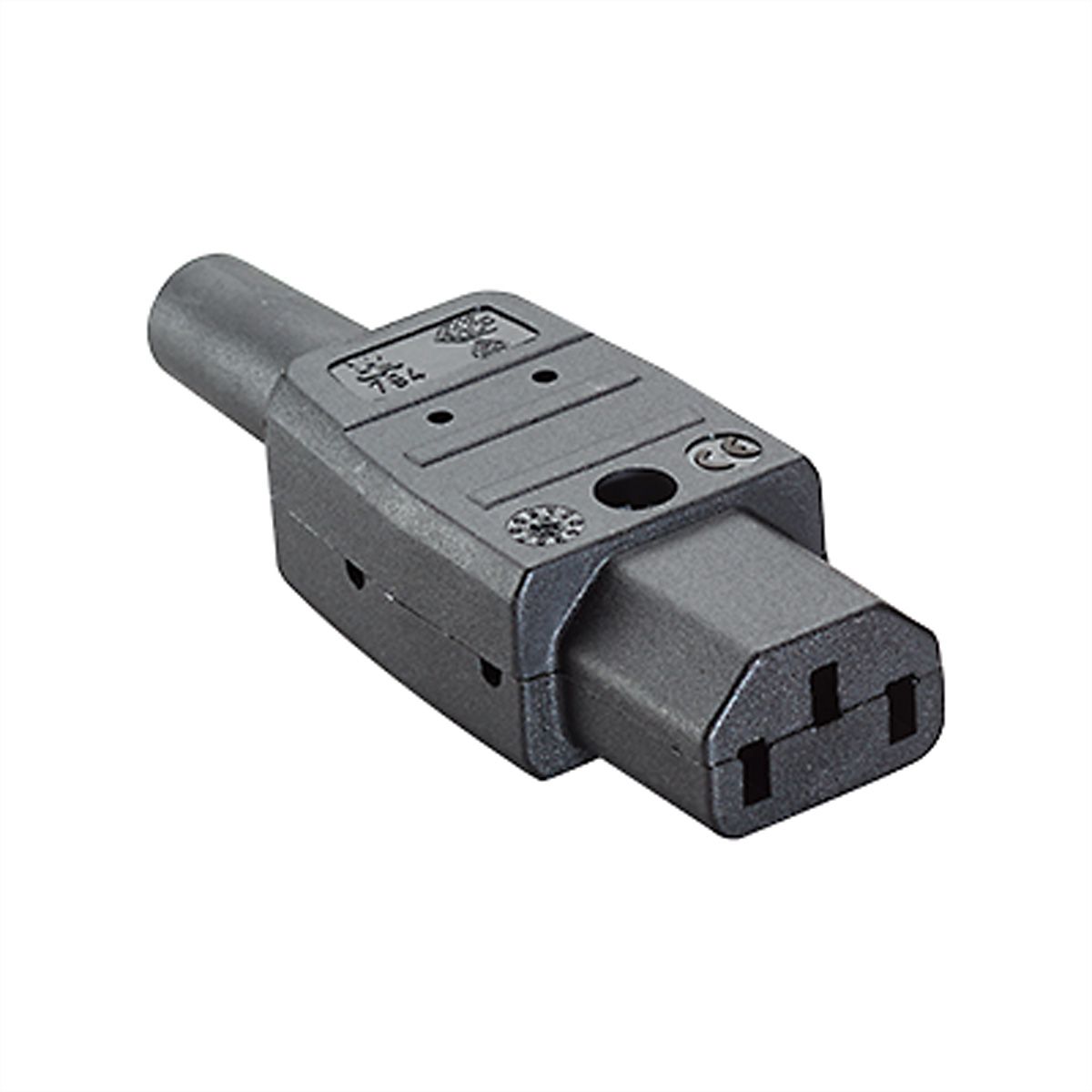 BACHMANN Coupleur IEC320 C13 10A/250VAC, noir