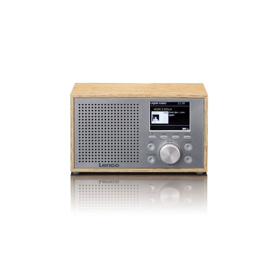 Lenco Radio DAB+ DAR-017WD couleur bois, FM, BT
