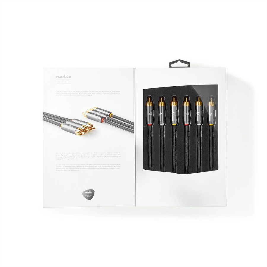 Nedis CROLINE Câble 3,5mm / 2x RCA M, 2 m