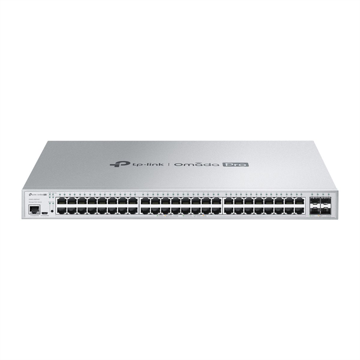 TP-Link Campus Switch S5500-48GP4XF, 48x1G PoE L2+ 4xSFP+ Switch