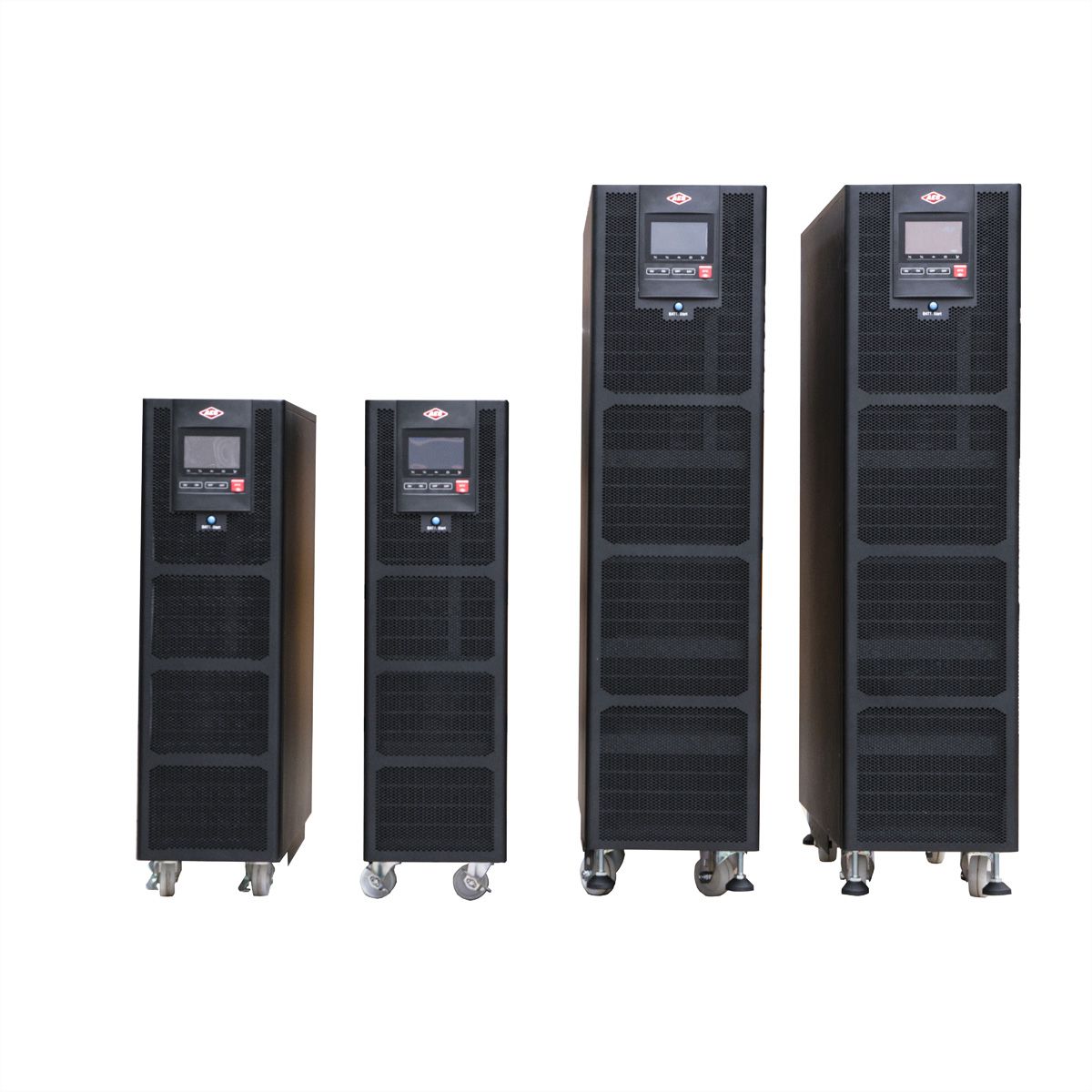 AEC IST7 20kVA - Online Tower USV –  108x 9Ah Batterien – 13 Min. Autonomie bei 100% Last, mit internen Batterien – 36x 9Ah LL & externer Batterieschrank BB4 mit 72x 9Ah LL