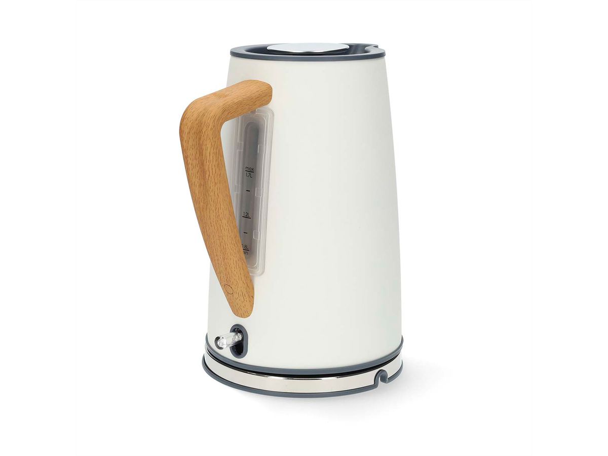 Nedis Wasserkocher 1.7 l, weiss, Soft Touch, Strix