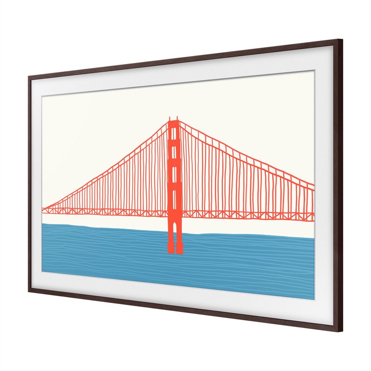 Samsung The Frame Wechselrahmen braun, 65" 2026