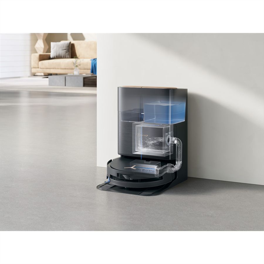 Ecovacs Aspirateur robot DEEBOT X9 PRO OMNI, noir