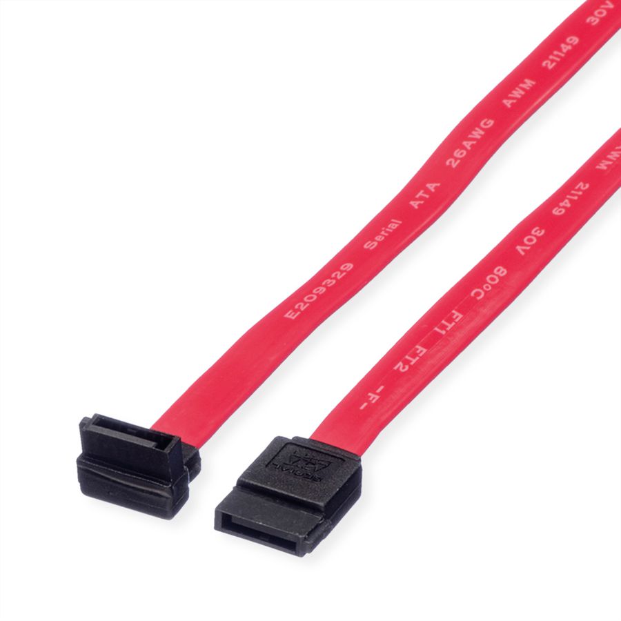 ROLINE Internes HDD-Kabel SATA 3.0 Gbit/s, gewinkelt, 0,5 m