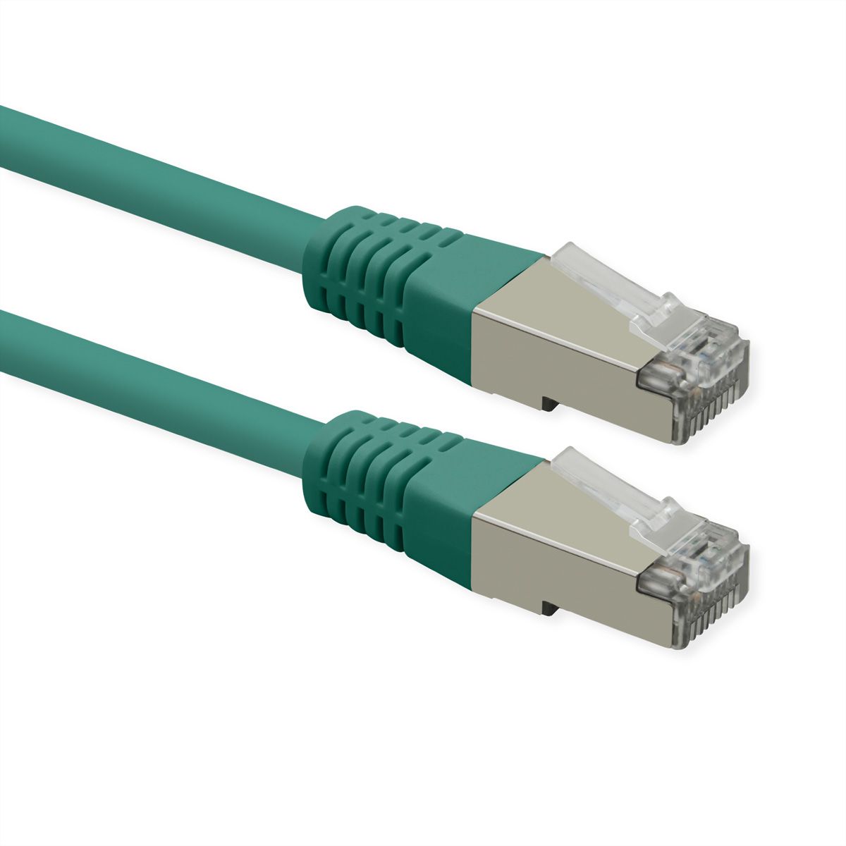 ROLINE Patchkabel Cat.6 (Class E), PoE, S/FTP (PiMF), grün, 5 m