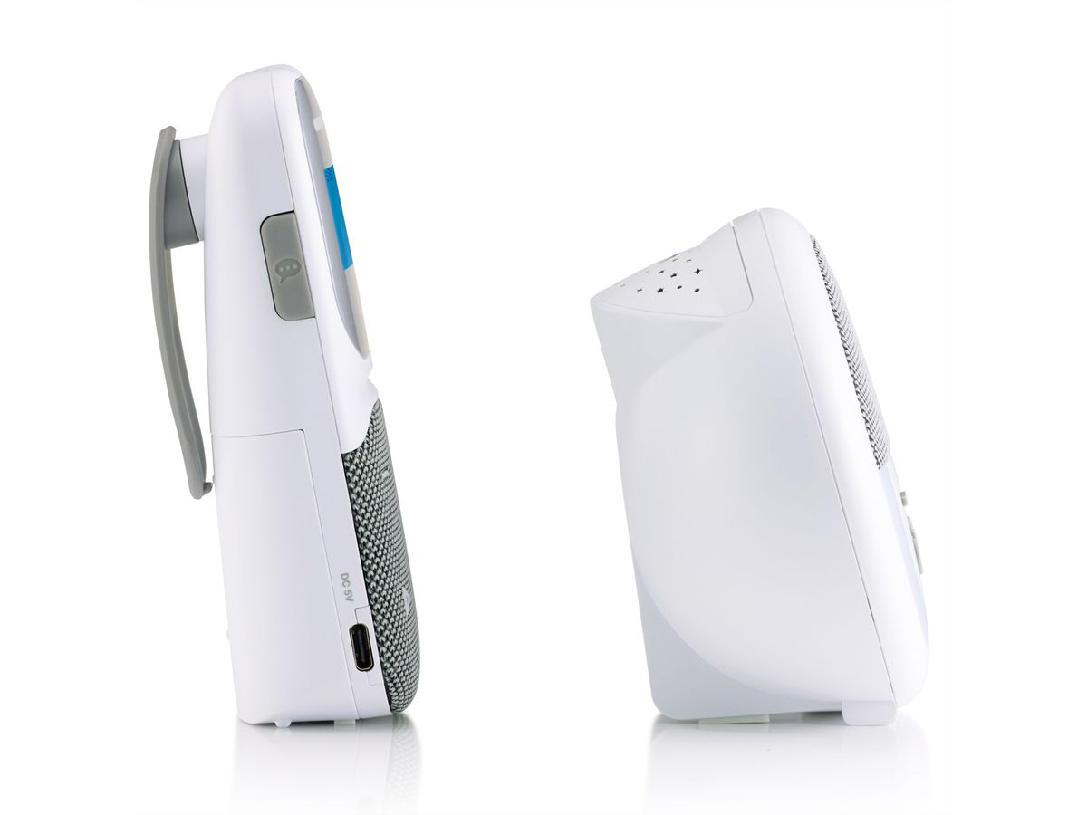 Alecto Babyphone DBX150, Nachtlicht, Gegensprechfunktion