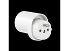 Adaptateur fixe D, prise de sécurité/CH, 3 pôles, T12, blanc