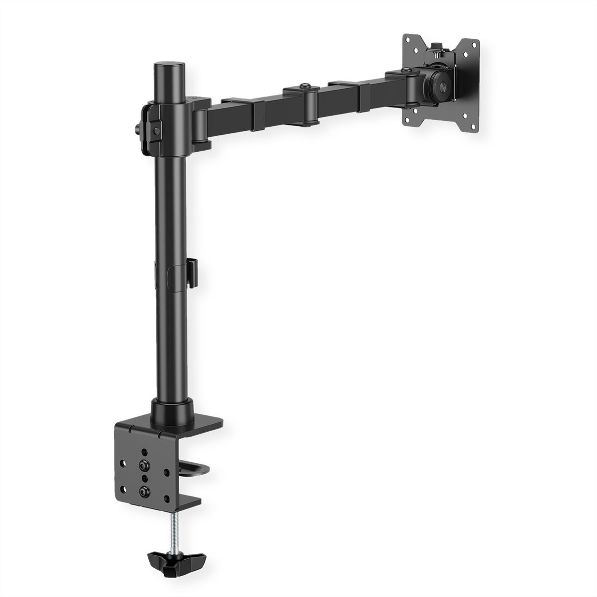 VALUE LCD-Arm, Trägerstange, 4 Gelenke, Tischmontage, 17-49 Zoll, bis 20 kg