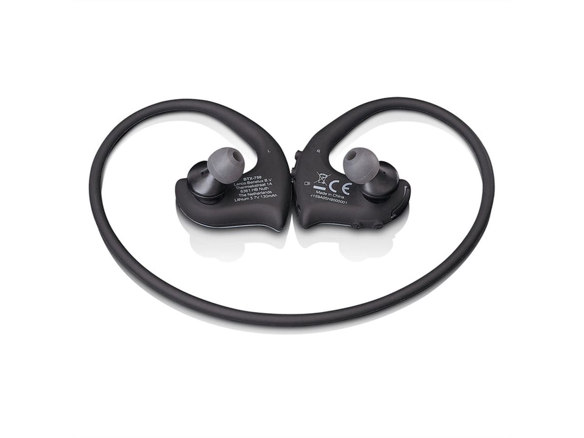 Lenco BT Kopfhörer BTX-750 BK, integrierter MP3 mit 8GB