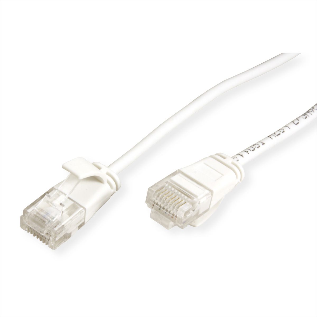 ROLINE Cordon Data Center UTP Cat.6A (Classe EA), LSOH, slim, blanc, 3 m