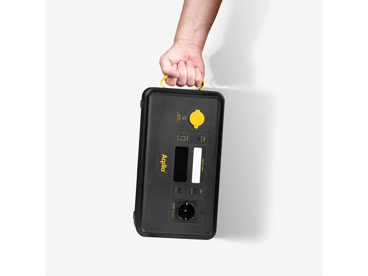 Aqiila Powerbank Powerbird QB5, Sans fil, 20 W noir 5 000 mAh