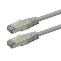 ROLINE Patchkabel Cat.6 (Class E), PoE, S/FTP (PiMF), grau, 5 m