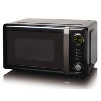 Melissa Mikrowelle 16330132, schwarz, 700W, 20L