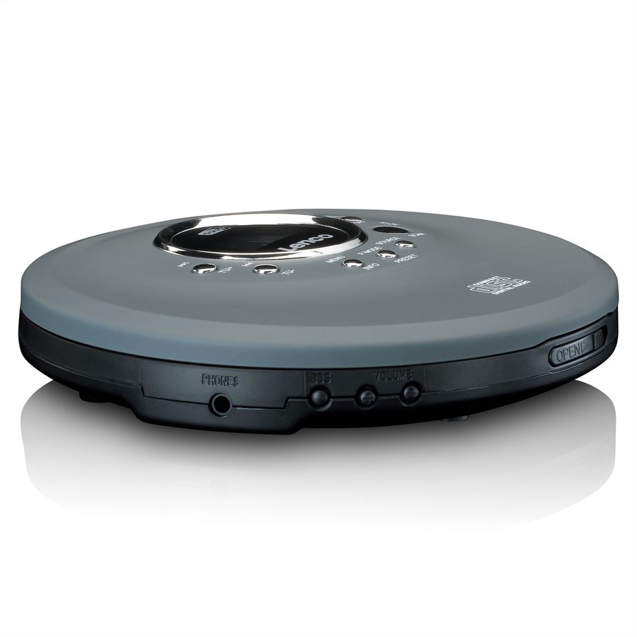 Lenco CD/MP3 Player CD-400GY, Grau
