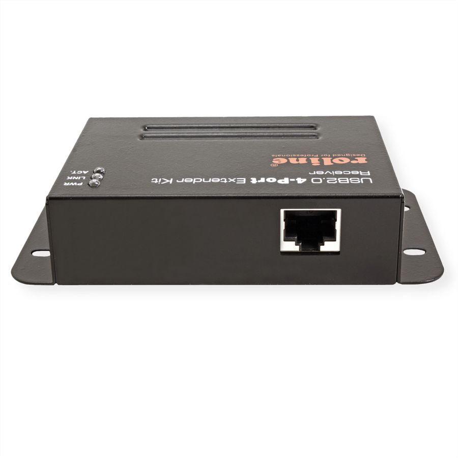 ROLINE Rallonge USB 2.0 à partir de RJ45, 4x USB, max. 50m