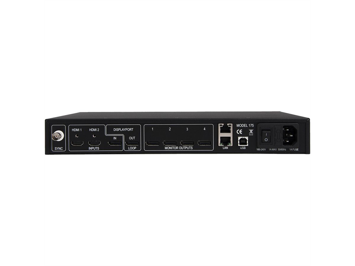 **DEMO**Datapath Fx4/H Display-Controller, HDCP und Durchschleifung-HDMI-Ausgänge