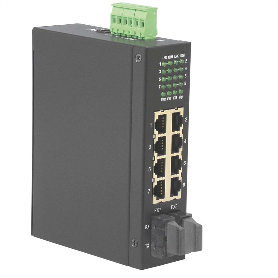 ROLINE Industrie Switch, 6x RJ-45 sowie 2x RJ-45 oder SC, unmanaged