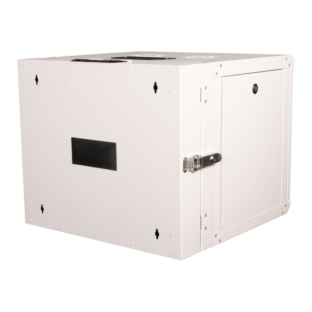 ROLINE 19" Boîtier mural Pro 9U, 600x600 LxP pivotant en 2 parties gris
