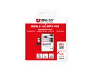Skross MUV USB A/C Reiseadapter mit USB, Weltweit