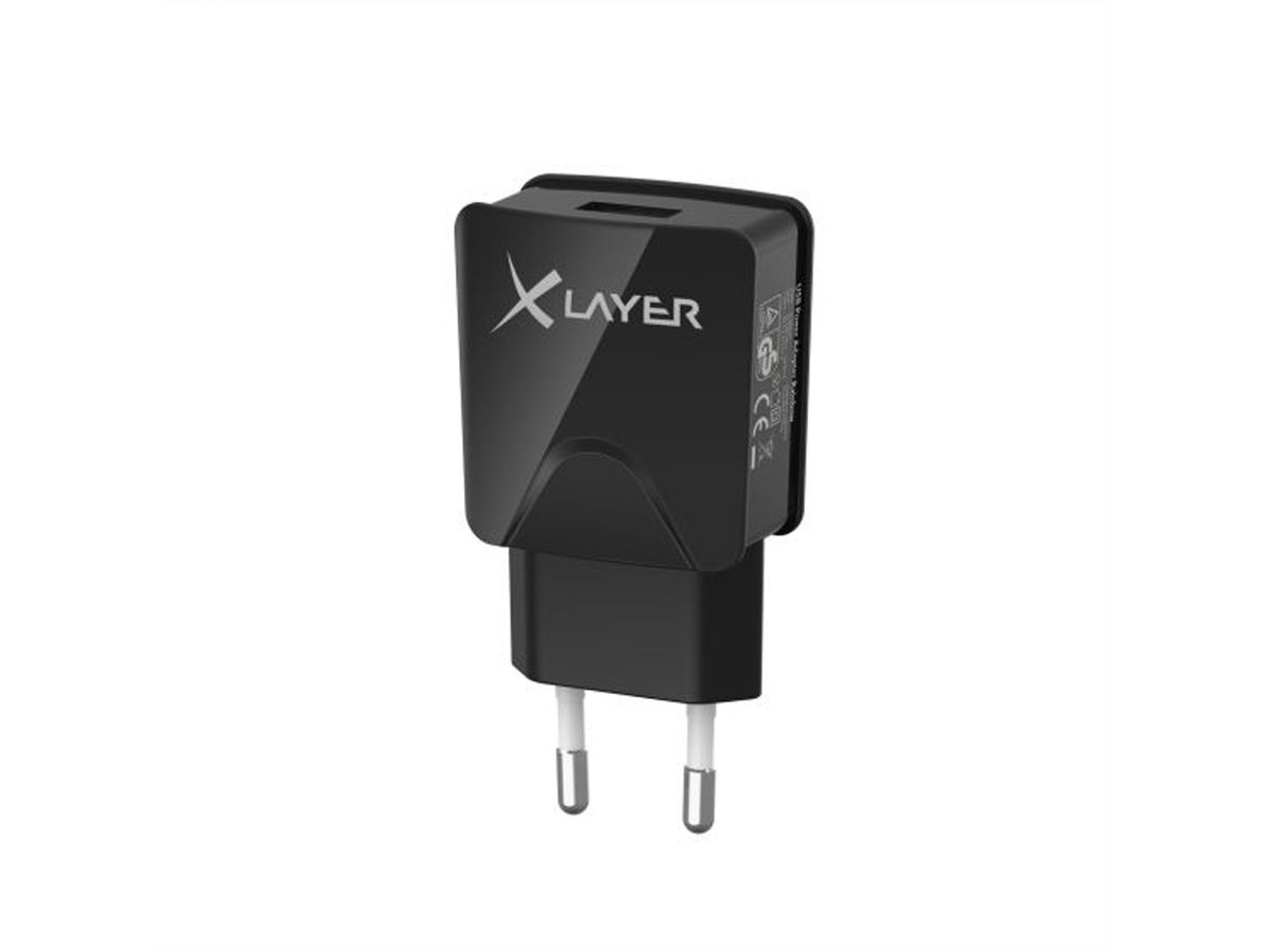 Xlayer Netzadapter USB, 2.1 A, schwarz