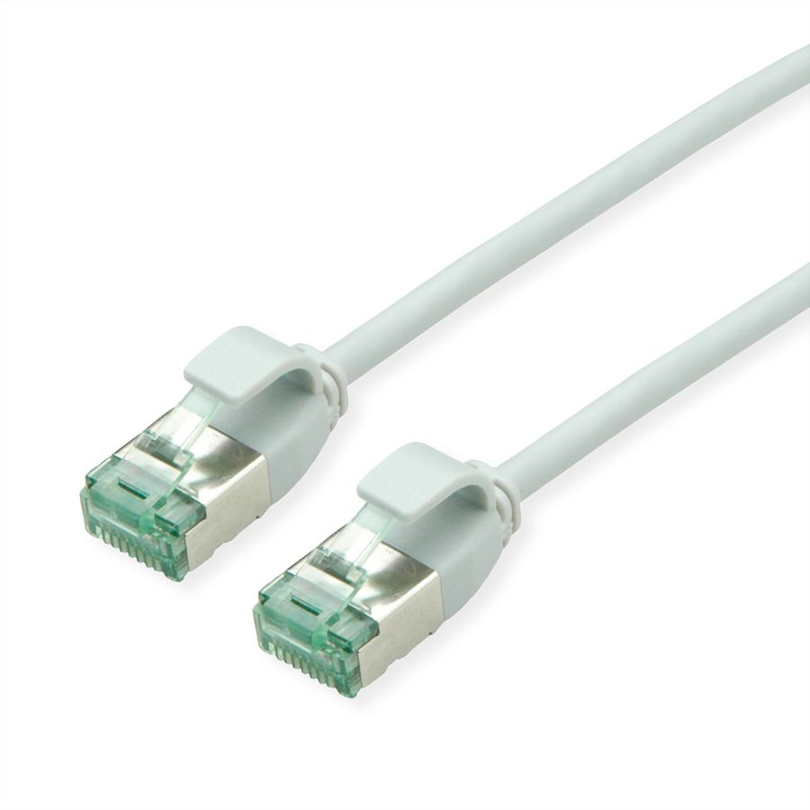 ROLINE RM Cordon DataCenter U/FTP Cat.6A (Classe EA), slim, gris, 3 m