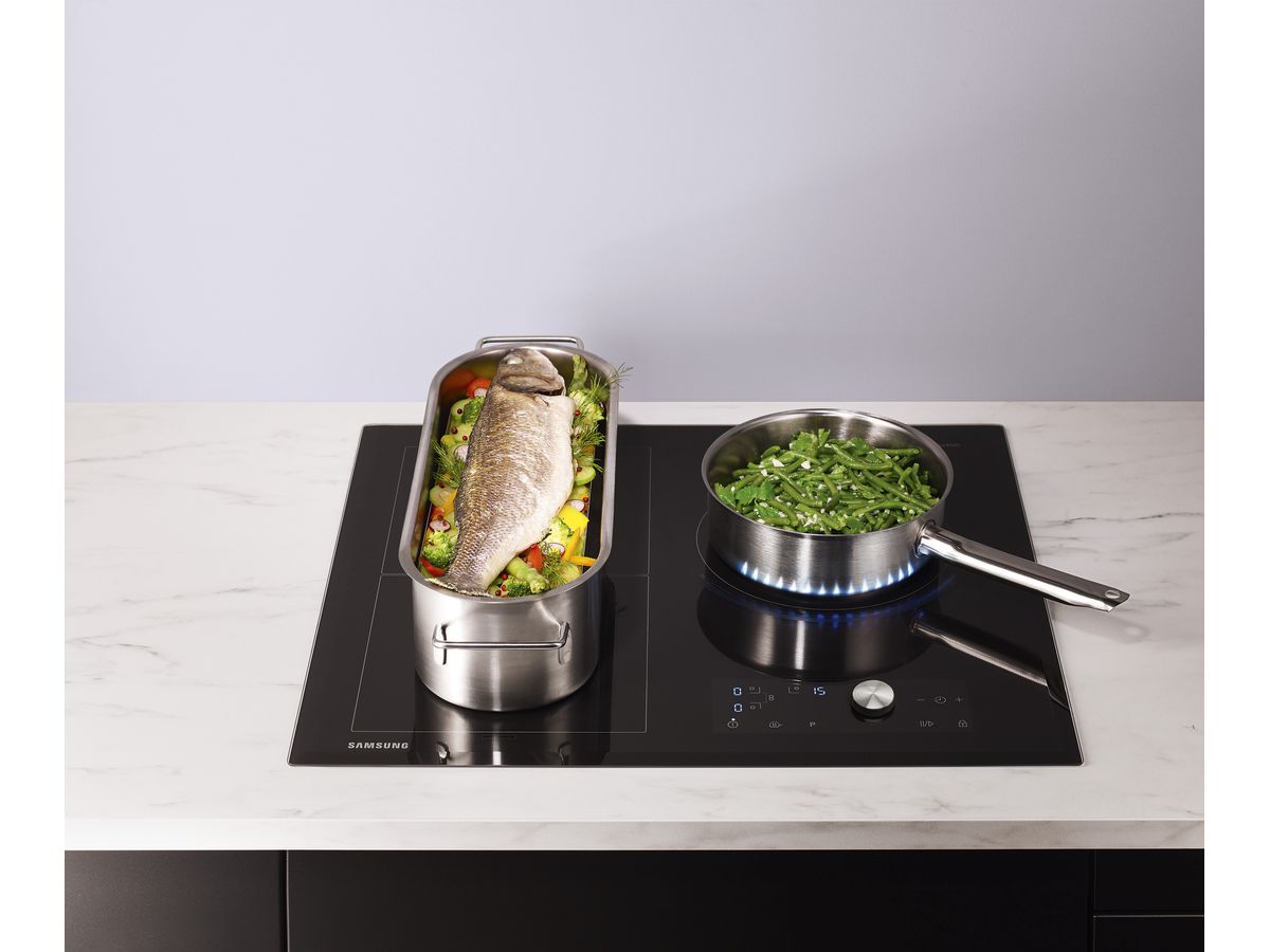 Samsung Induktionskochfeld NZ9900 60cm, CHEFCollection, 3 Kochzonen (flexibel)