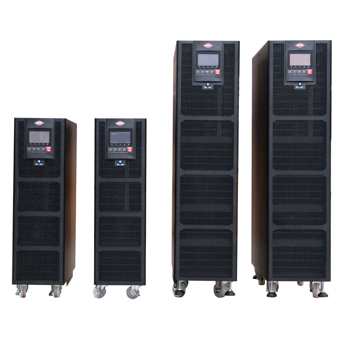 AEC IST7 20kVA - Online Tower USV –  160x 9Ah Batterien – 27 Min. Autonomie bei 100% Last, mit internen Batterien – 40x 9Ah LL & externer Batterieschrank BB5 mit 120x 9Ah LL
