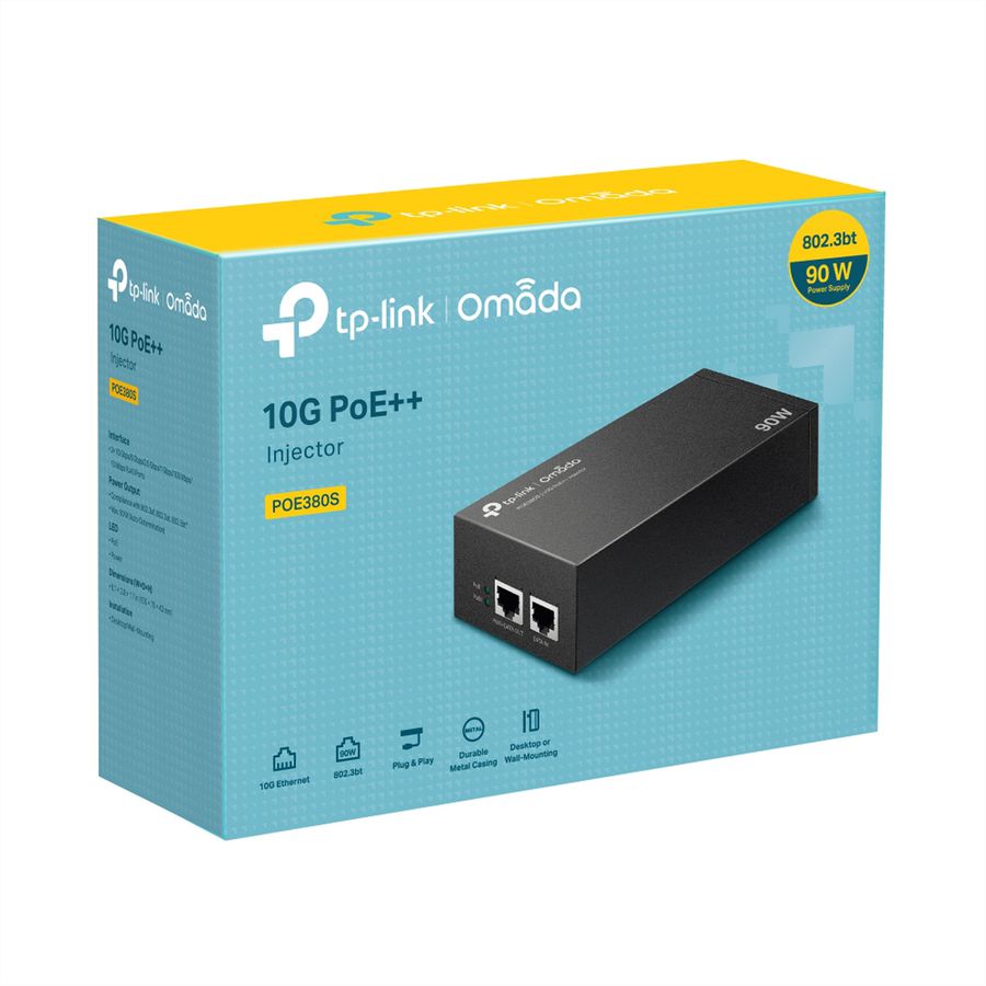 TP-Link POE380S Omada PoE++ Injektor